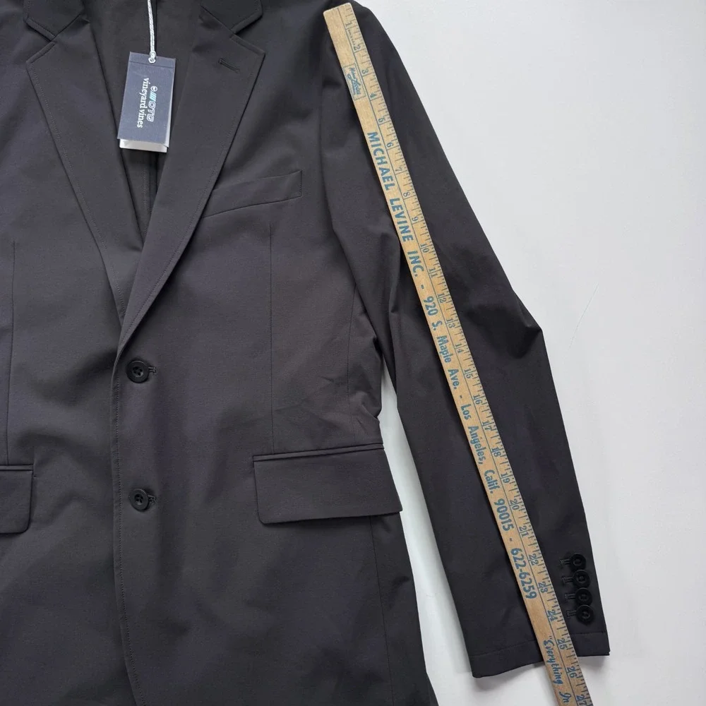 VINEYARD VINES Lightweight On The Go Blazer Mens 38R Dark Night Gray